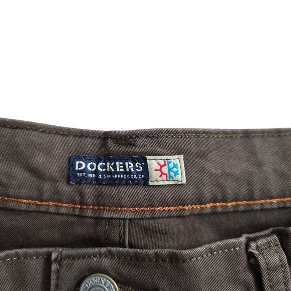Dockers Men’s Brown Straight Fit Pants 38x30 - Picture 3 of 8
